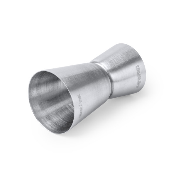 Personalised cocktail jigger in stainless steel 15/30 ml