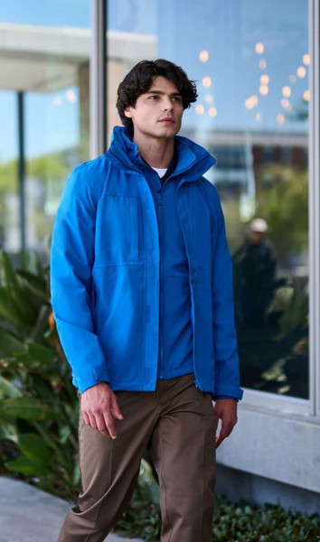 Kingsley - Stretch 3-In-1 Jacket - Black / Black / XL