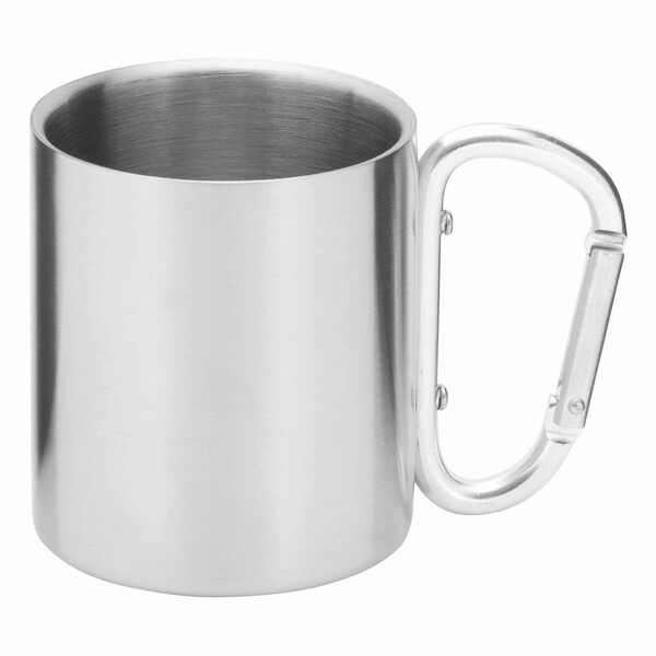 Stainless Steel Mug Hiking Day - Silver