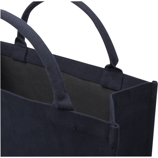 Sac shopping Trace recyclé 500 g/m² pour livre Aware™ - Marine