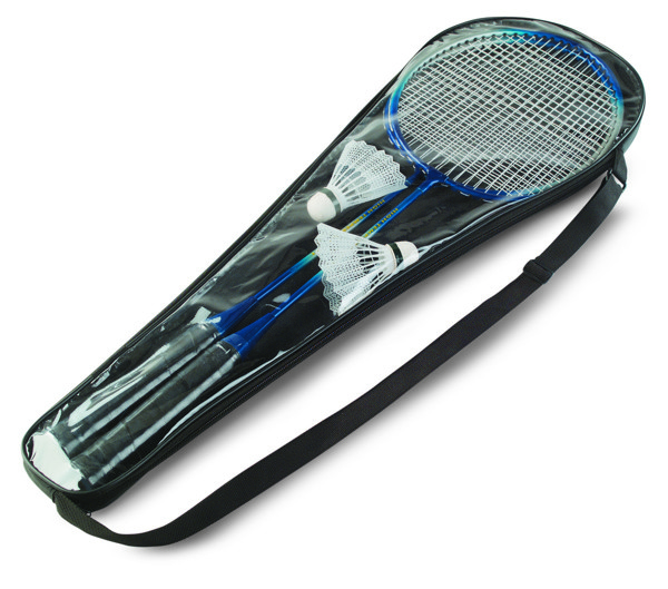 Madels set za badminton, 2 loparja, 2 žogice