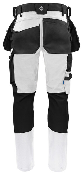 5551 Waistpant Stretch White C62