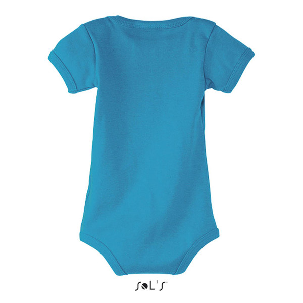 Sol's Bambino otroški bodi bombažna rebra 180 - Aqua / M