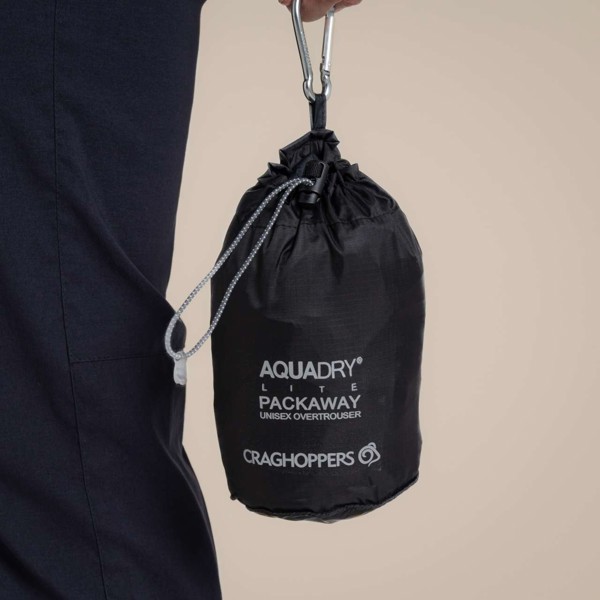 Unisex Expert Packable Overtrouser (Regular) - Black / S