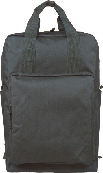 Gerecyclede (900D) polyester rugzak Amalia - grijs