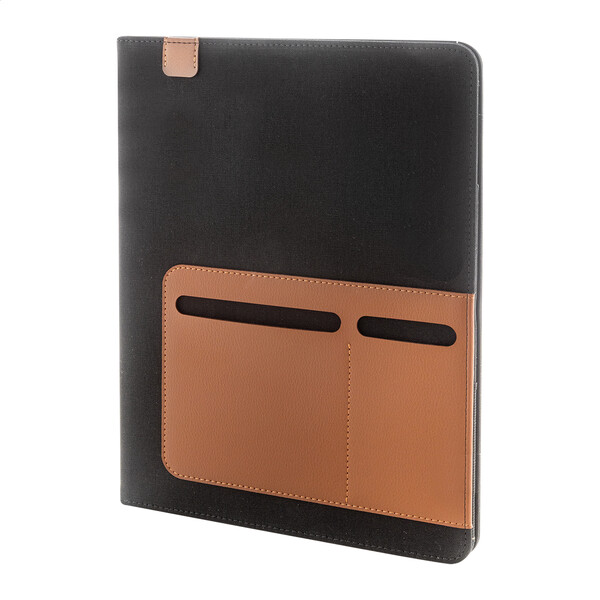 Recycled Canvas Document Folder Capudo A4 - Black
