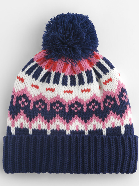 Retro Ski Beanie - Snow Blossom