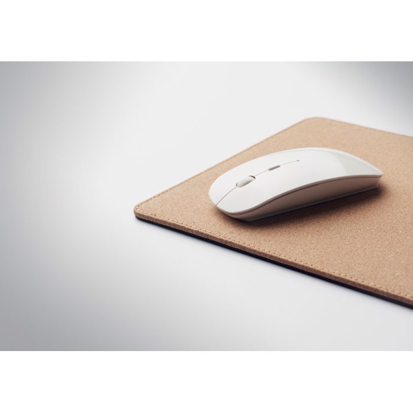 Wireless Matty cork mouse pad, 15W charger
