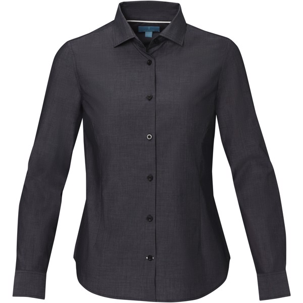 Chemise Cuprite à manches longues pour femme - Noir / 2XL