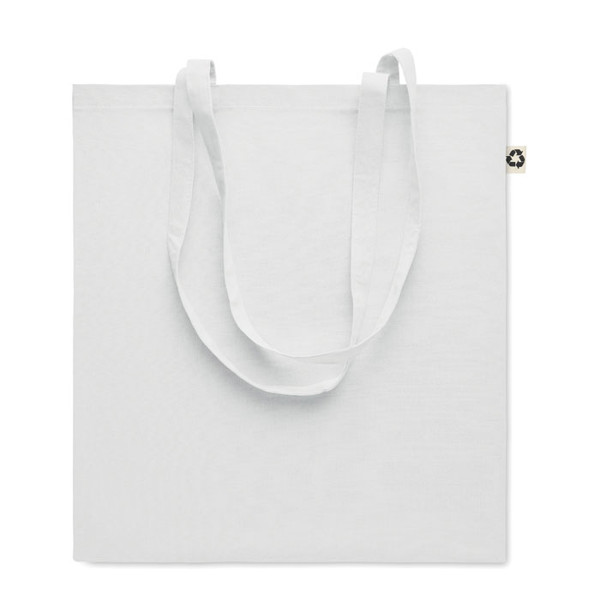 Recycled cotton shopping bag Zoco Colour - White