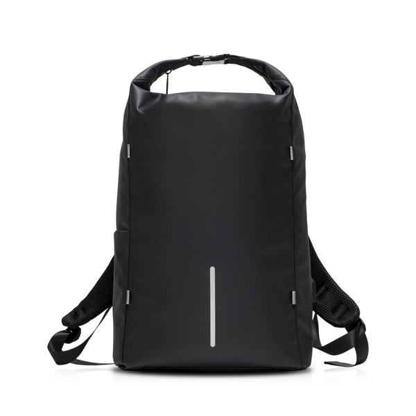 Mochila Antirroubo Em Tarpaulin Para Portátil Com Detalhes Refletores