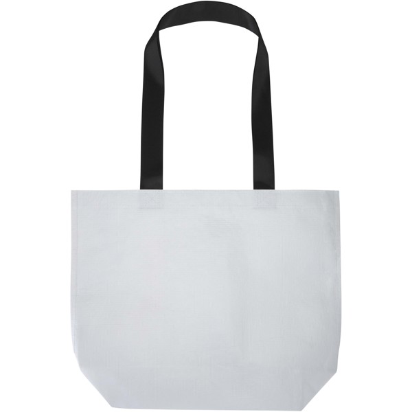 Duo GRS gerecycleerde dubbelgelamineerde draagtas 18L - Wit