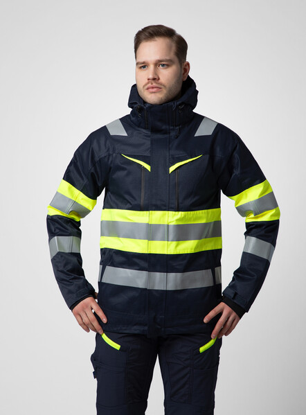 6454 Functional Jacket Hi Viz Yellow/Black 3XL