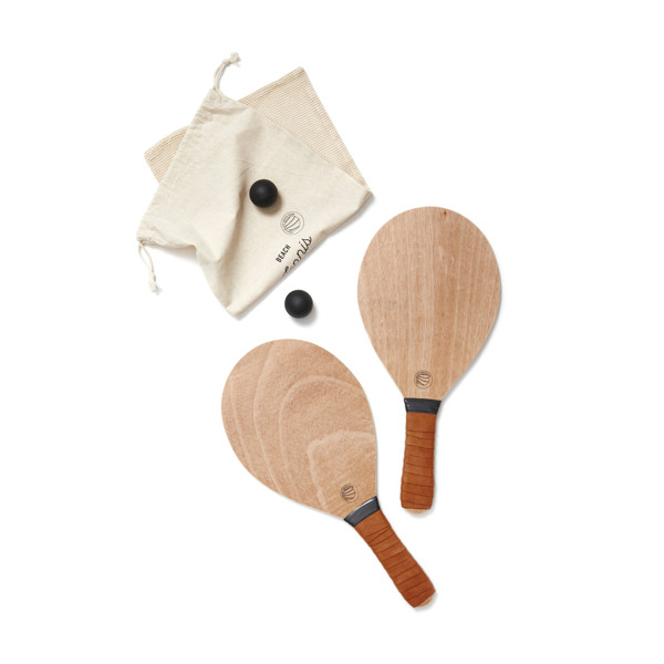 VINGA Colos strand tennis spil, brun