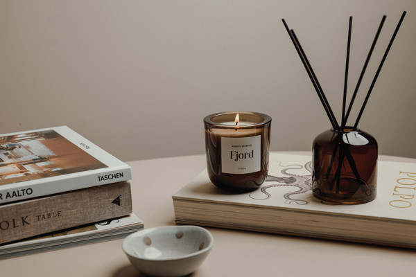 VINGA Set d'ambiance essence Nordic - Bleu / Marron Foncé