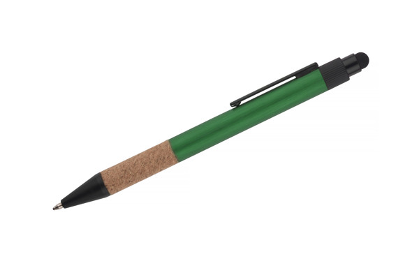 Długopis z touch pen BOSAY - Zielony