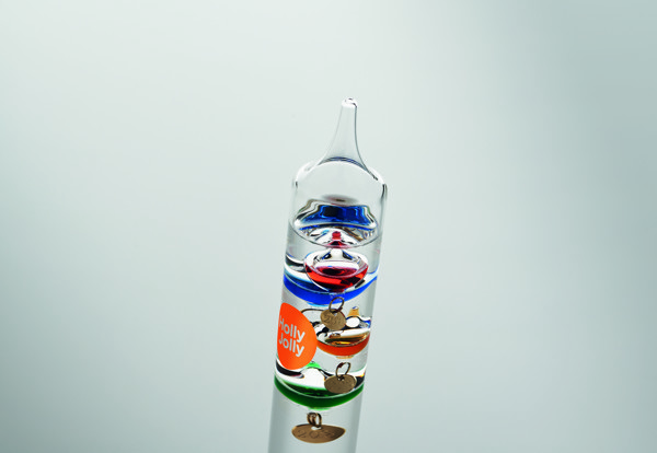 Gali thermometer glass, 28cm height