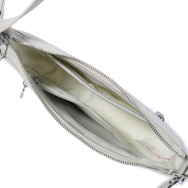BONBON M + | Geantă Halfmoon Crossbody M + RFID - Hedgren - Vaporous Grey