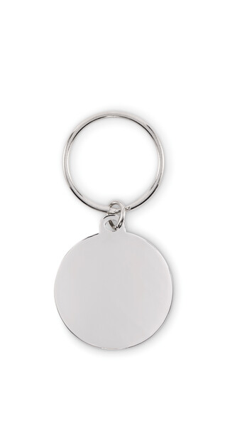 Round shape iron, domed keychain - Full colour