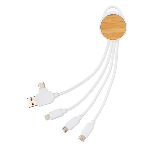 XD - RCS recycled plastic Ontario 6-in-1 round cable