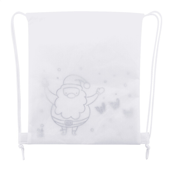 Colouring Christmas Drawstring Bag Julfar Bag B
