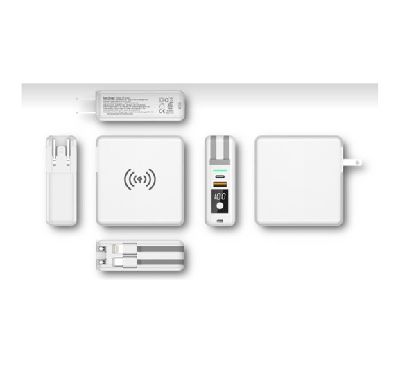 Powerbank Traveler 4in1 10000mAh - WHITE