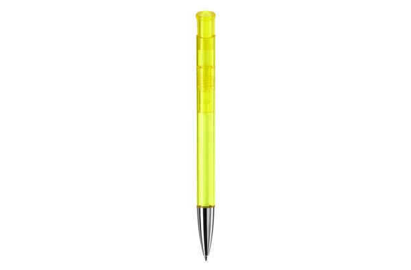 Avalon ball pen metal tip transparent - Transparent / Yellow