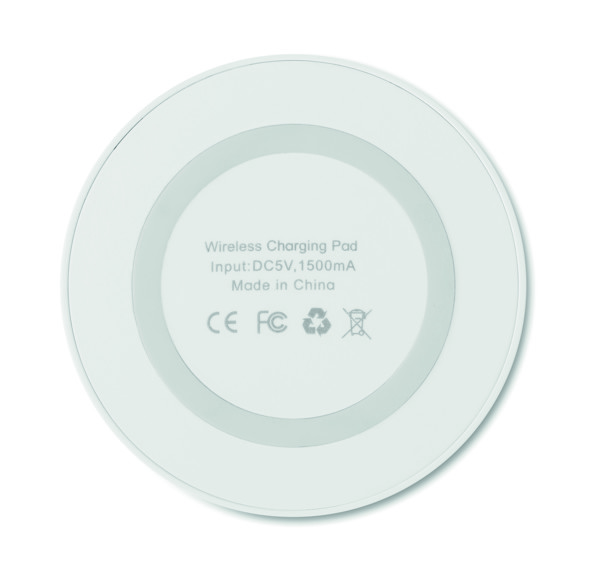 Wireless Plato+, 15W wireless charger - White