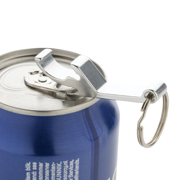 Xd Collection odpirač obesek za ključe, recikliran aluminij - Silver