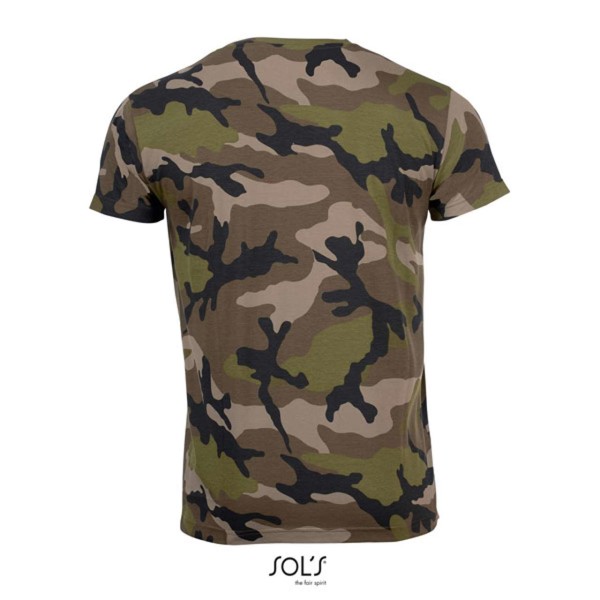 Sol's Camo Men - Round Collar T-Shirt - S