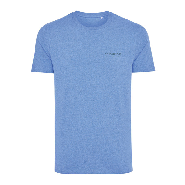 T-shirt en coton recyclé non teinté IQONIQ Manuel - Heather Blue / L