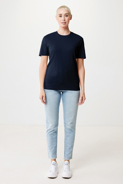 T-shirt en coton recyclé IQONIQ Bryce - Bleu Marine / M