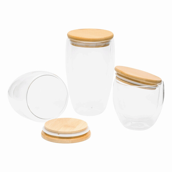 Double-walled glass, capacity approx. 250 ml BAMBOO ART S
