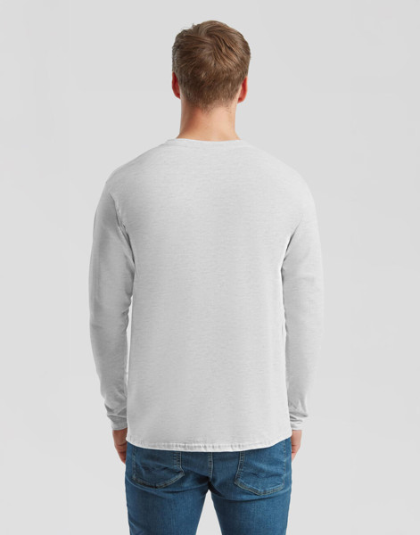 Iconic 195 Ringspun Premium Long Sleeve T - White / 5XL