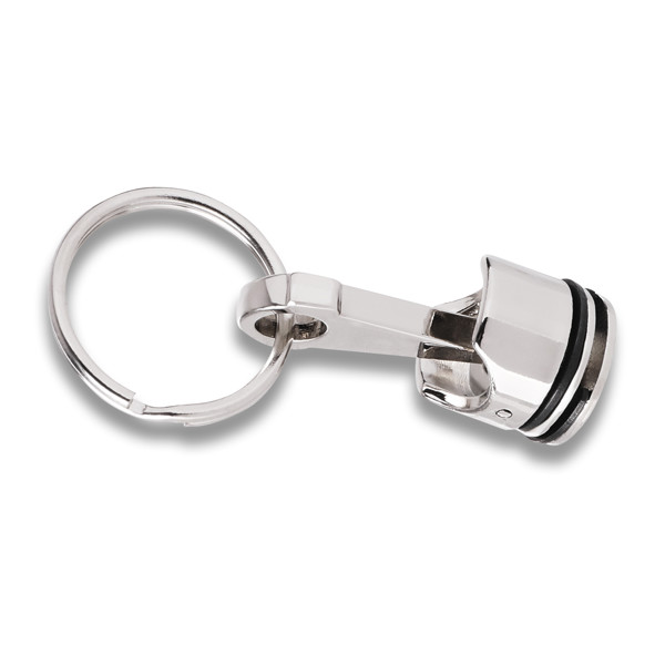 Piston metal keyring