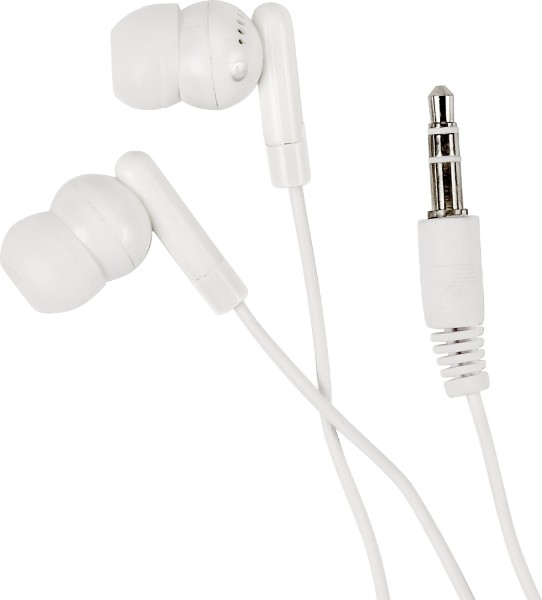 ABS earphones - White