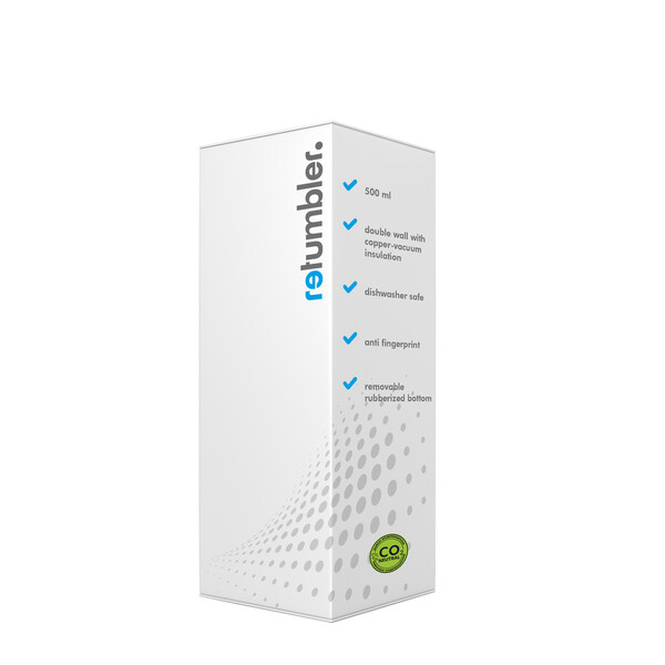 Bouteille isotherme DRINQEO 500 - argenté