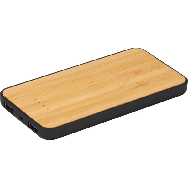 Wireless charger and powerbank, 8000 mAh LIBERO - Beige