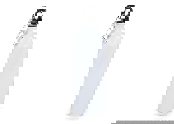 Recycled Stainless steel Single wall bottle 500ml - White