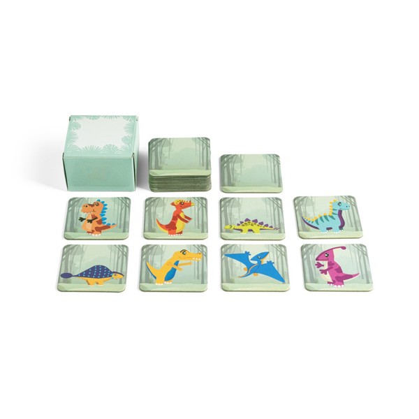 TRICERATOPS. memory-game med 20 brikker