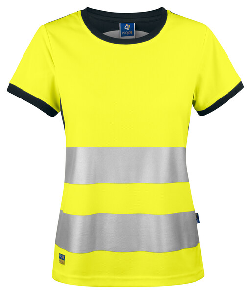 6012 T-shirt Cl.2 Women YELLOW/BLACK XS