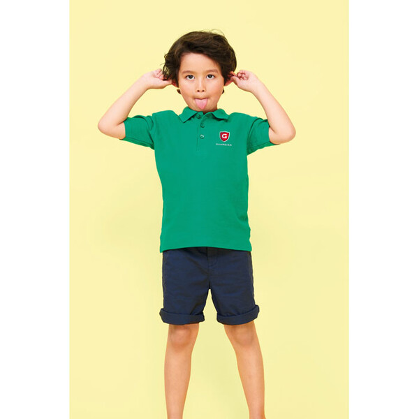 SUMMER II KIDS Polo 170g - VerdeL