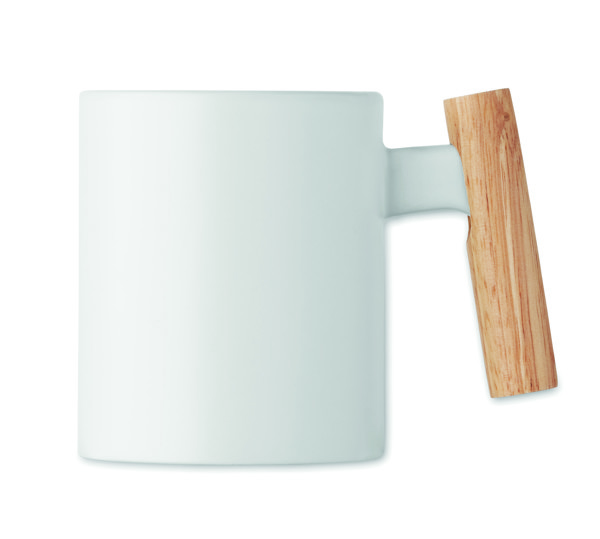 Ceramic mug 320 ml Crenate - White