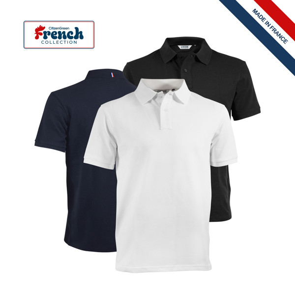 Polo Bio220g ALBERTIN - BLANC / XXL