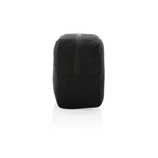 Impact Aware™ 285 gsm rcanvas toiletry bag undyed - Black