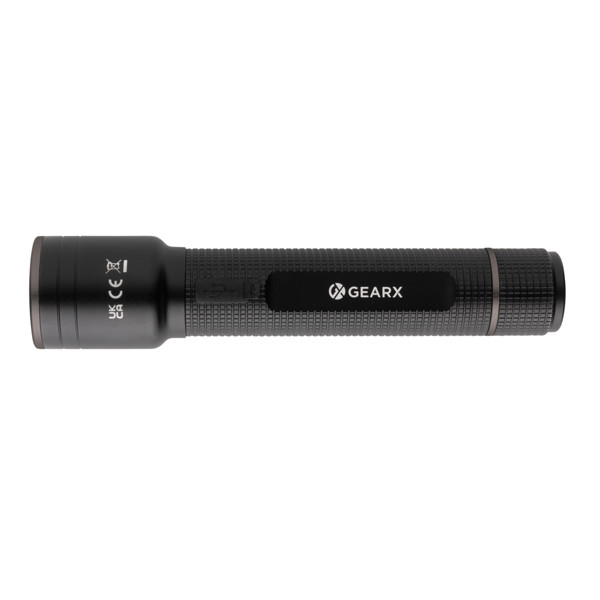 GearX torch 10W, 800 lumen, 2000 mAh battery