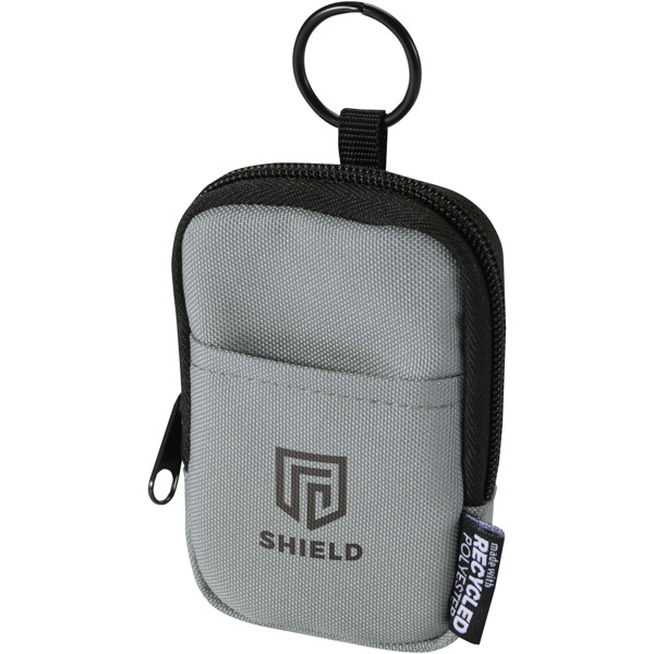 Petite pochette Byron Clip & Go recyclée certifiée GRS de 0,2 L - Gris