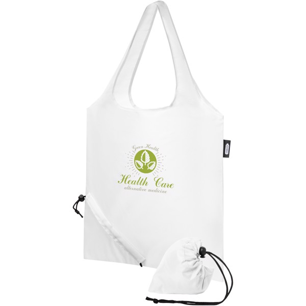 Sabia faltbare RPET Tragetasche 7L - weiss