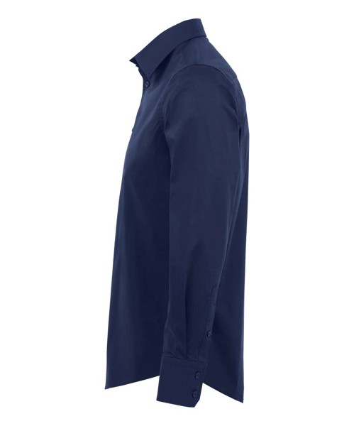 Sol's Brighton - Long Sleeve Stretch Men's Shirt - Dark Blue / L