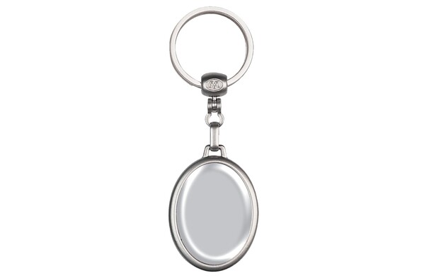 Keyring metal, oval
